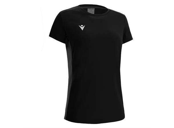 Lute Womens Cotton T-shirt BLK/ANT L T-skjorte med feminint snitt 