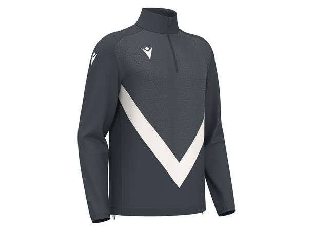 Anduin Training 1/4 Zip Top ANT/WHT M Teknisk treningsgenser - Unisex 